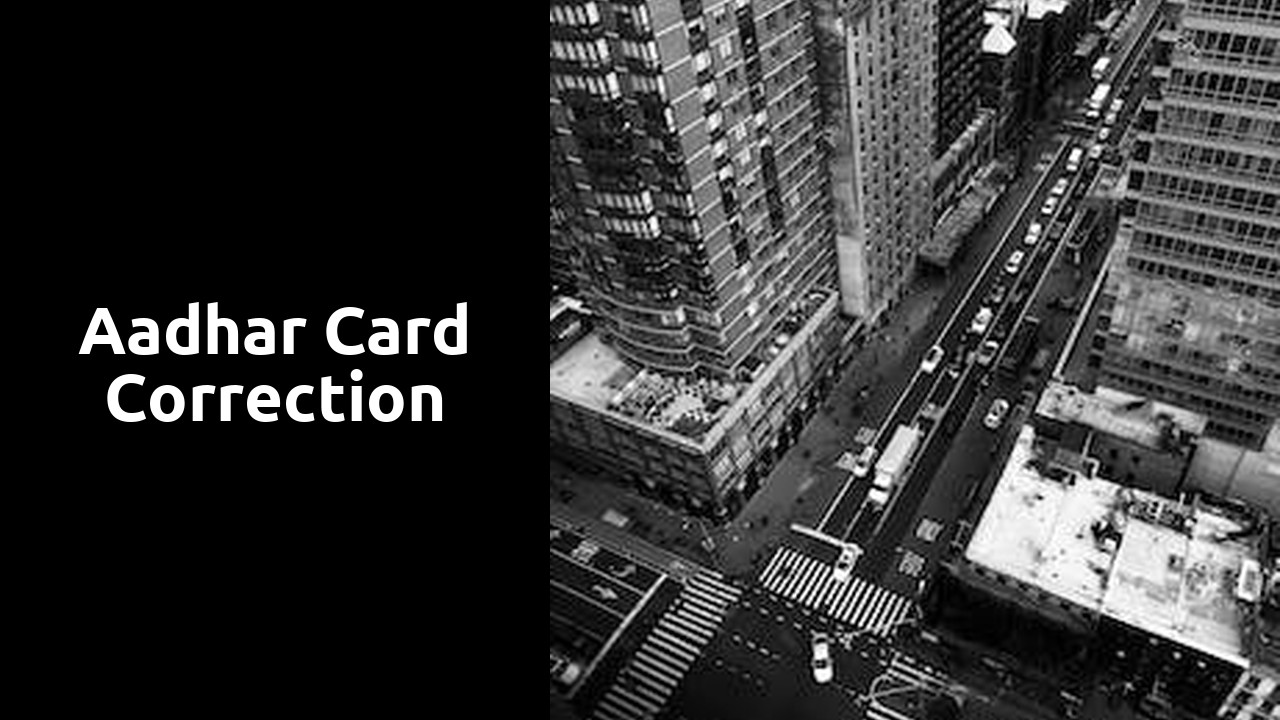 Aadhar Card Correction