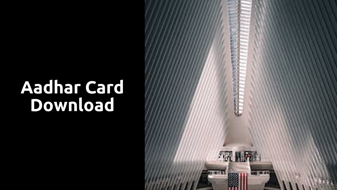 Aadhar Card Download